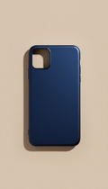 Midnight blue aluminum phone case