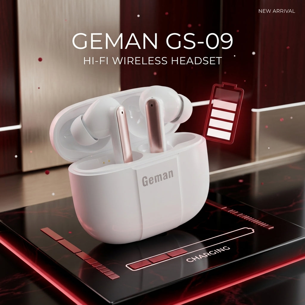 German GS-09 Wireless Headset Hi-Fi Bluetooth
