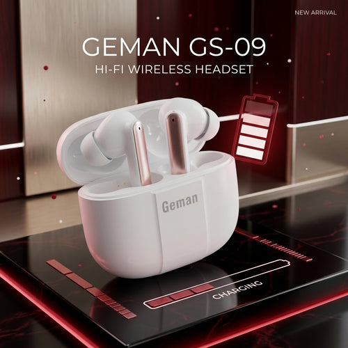 German GS-09 Wireless Headset Hi-Fi Bluetooth