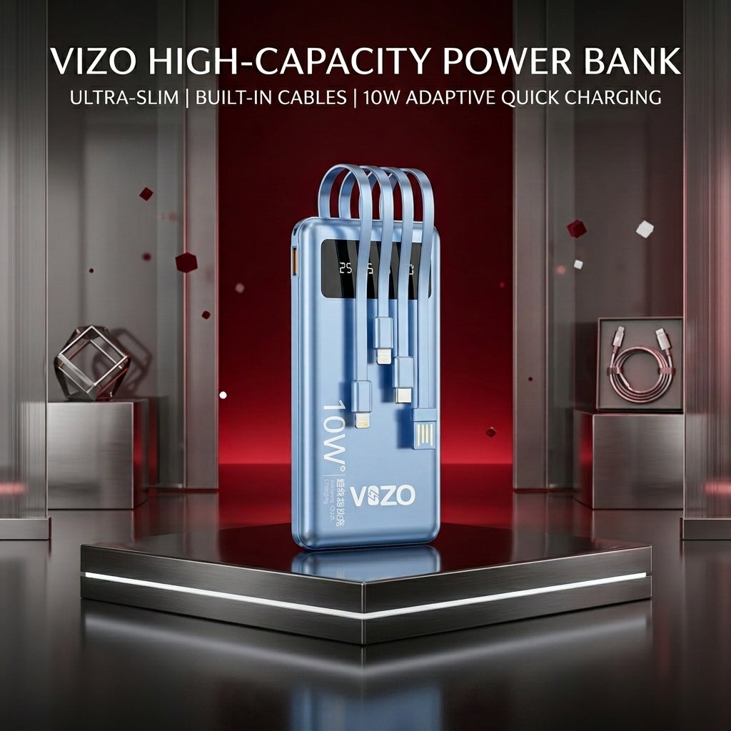 VHT-11 10000mAh Power Bank dual USB fast charging