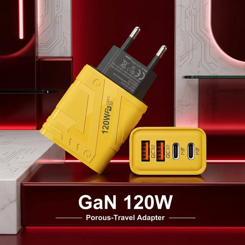 120W Fast Power Adapter Wall Charger multi device charger