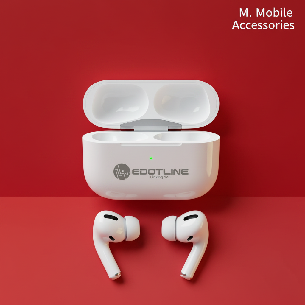 Edotline Pro 2 Wireless Earbuds | White | 24H Battery Life & Premium Sound